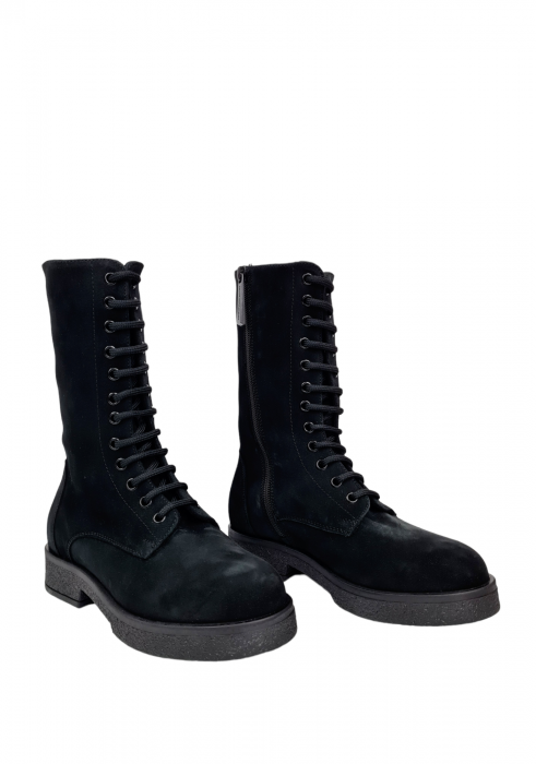 Ghete Dama Piele Naturala Negre Anna Cori Veronia D02977 [7]