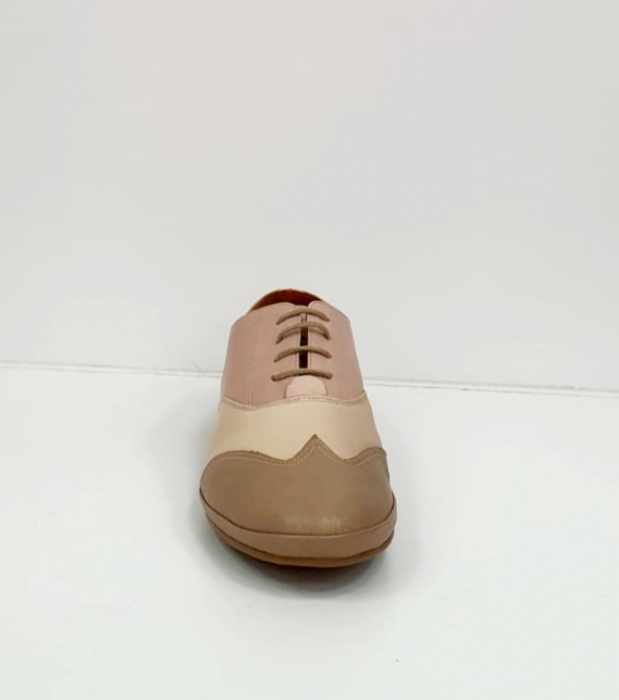 Pantofi Casual Piele Naturala Nude Pass Colection Eluise D02696 [5]