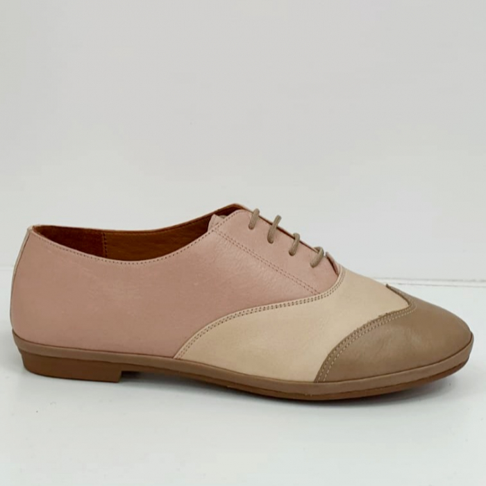 Pantofi Casual Piele Naturala Nude Pass Colection Eluise D02696 [6]