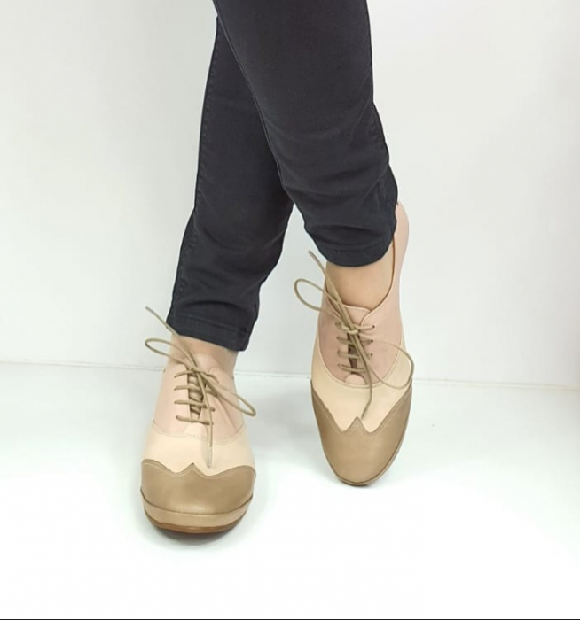 Pantofi Casual Piele Naturala Nude Pass Colection Eluise D02696 [7]
