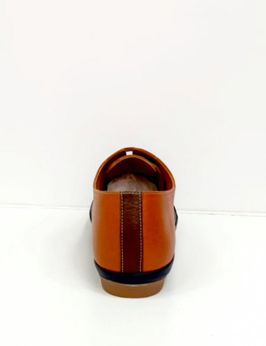 Pantofi Casual Piele Naturala Bleumarin Pass Colection Eluise D02699 [3]