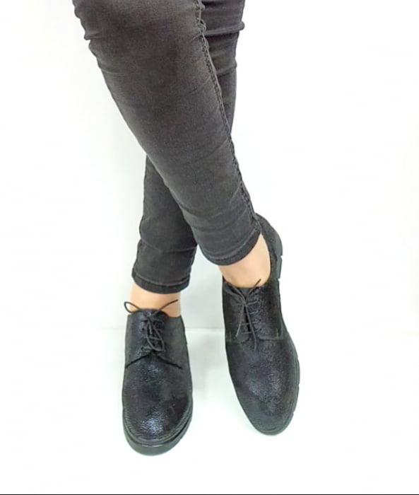 Pantofi Casual Piele Naturala Bleumarin Matheo Agathe D02730 [3]