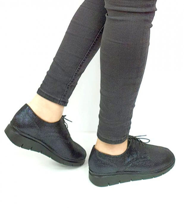 Pantofi Casual Piele Naturala Bleumarin Matheo Agathe D02730 [4]