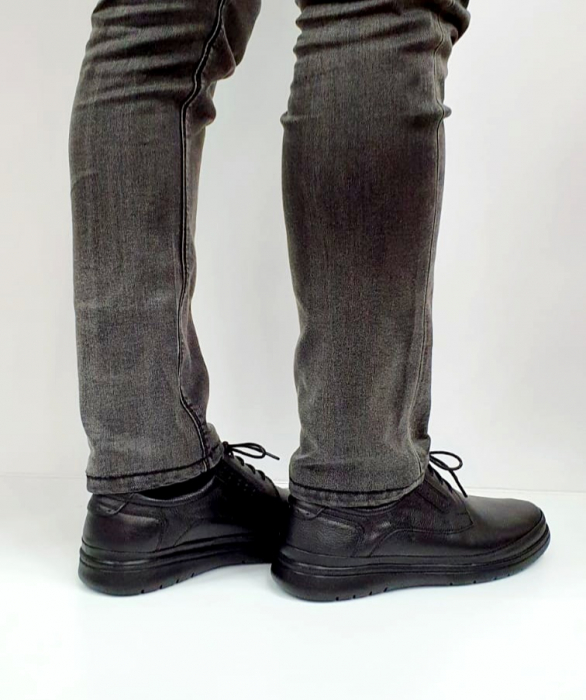 Pantofi Barbati Piele Naturala Negri Eftimie B00107 [3]