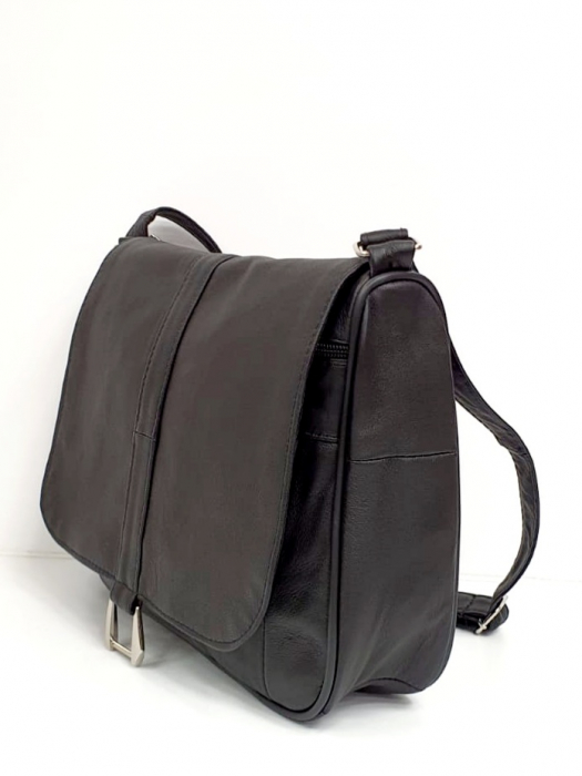 Geanta Dama Piele Naturala Neagra Emi G01308 [5]