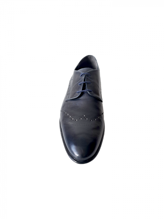 Pantofi Barbati Piele Naturala Bleumarin Iorga B00243 [4]