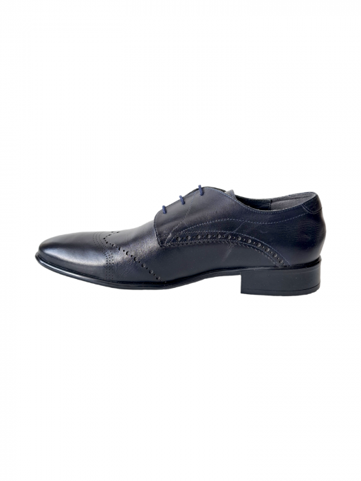 Pantofi Barbati Piele Naturala Bleumarin Iorga B00243 [3]