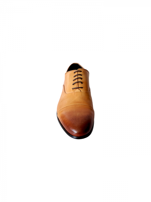 Pantofi Barbati Piele Naturala Camel Eugen B00196 [4]