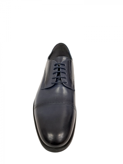 Pantofi Barbati Piele Naturala Denis Bleumarin Iair B00117 [5]