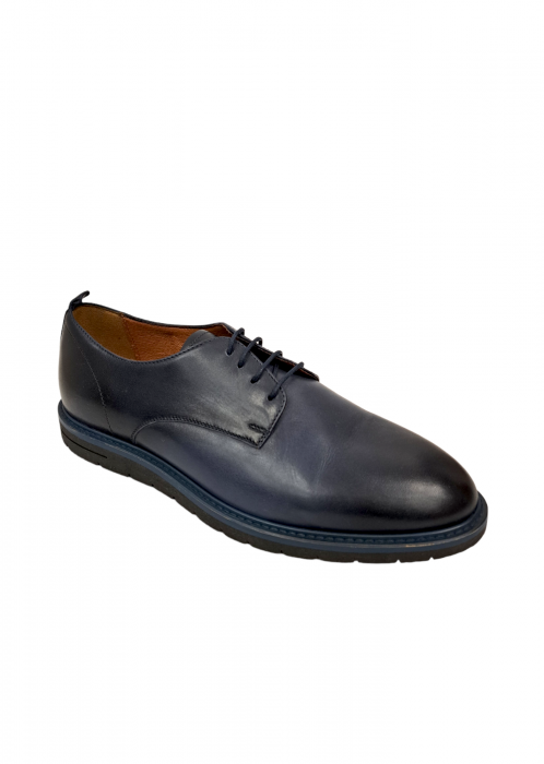 Pantofi Barbati Piele Naturala Denis Bleumarin Iustin B00128 [2]