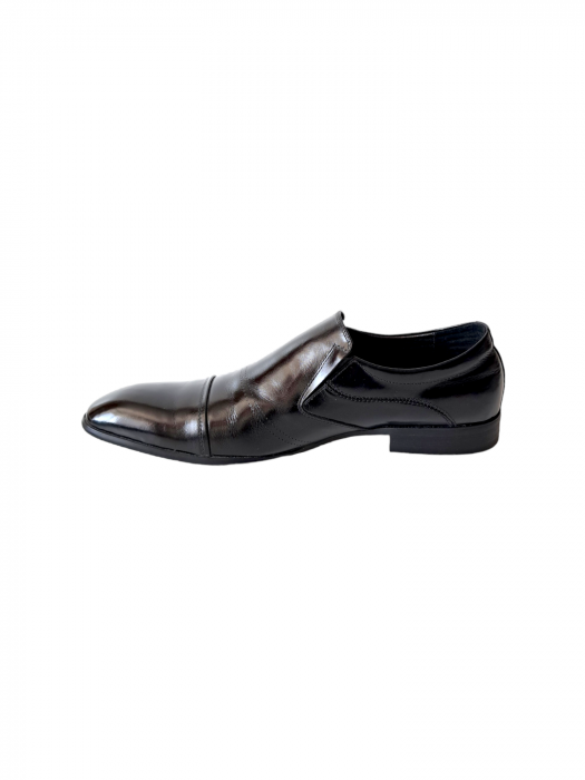Pantofi Barbati Piele Naturala Negri Cameliu B00182 [3]