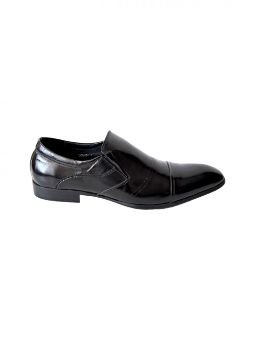 Pantofi Barbati Piele Naturala Negri Cameliu B00182 [2]