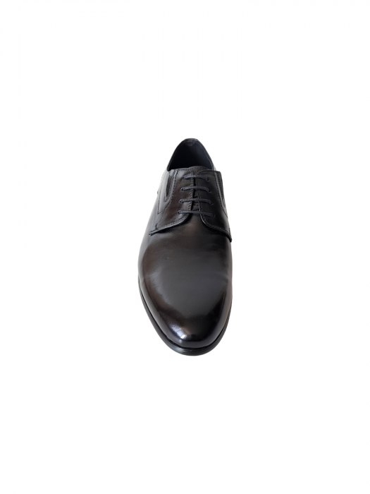 Pantofi Barbati Piele Naturala Negri Grig B00200 [4]