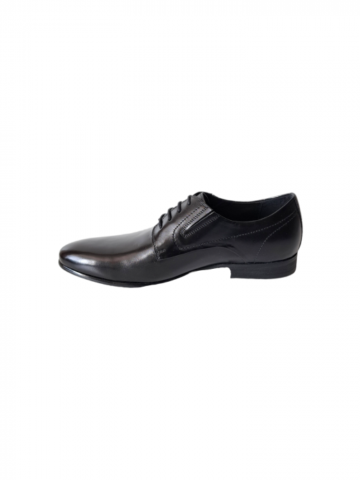 Pantofi Barbati Piele Naturala Negri Grig B00200 [3]