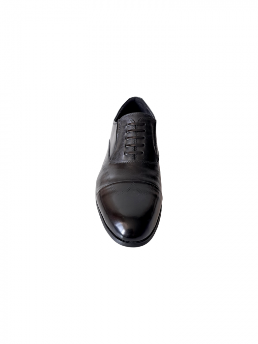 Pantofi Barbati Piele Naturala Negri Grigorie B00201 [4]