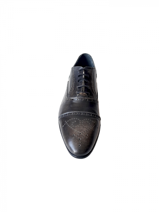 Pantofi Barbati Piele Naturala Negri Istrate B00242 [4]