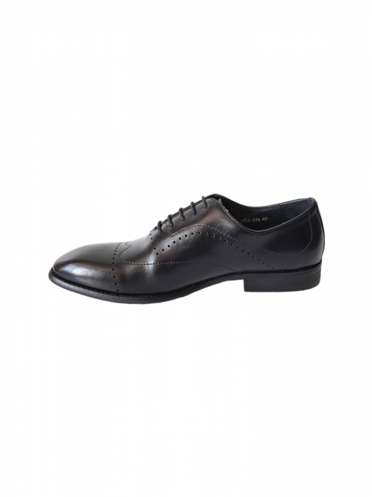 Pantofi Barbati Piele Naturala Negri Lucian B00205 [3]
