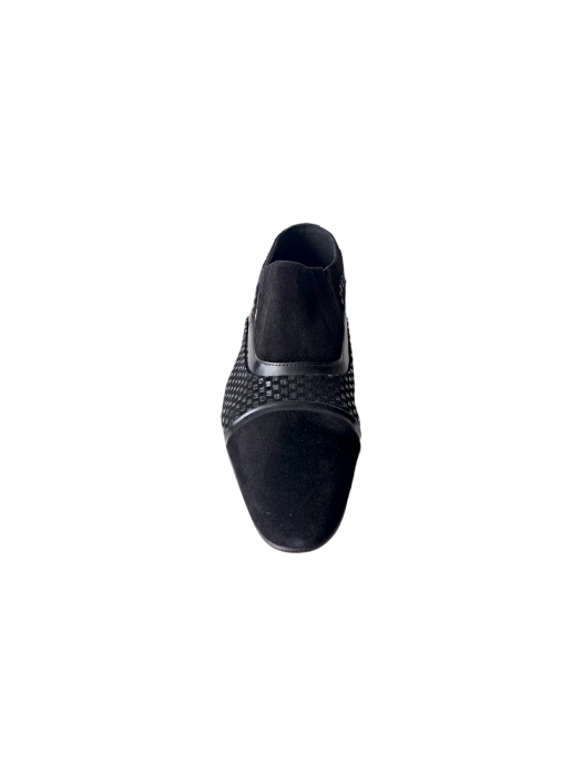 Pantofi Barbati Piele Naturala Negri Luis B00246 [4]