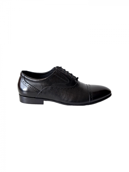 Pantofi Barbati Piele Naturala Negri Petre B00210 [2]