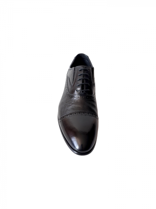 Pantofi Barbati Piele Naturala Negri Petre B00210 [4]