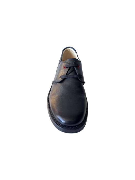 Pantofi Casual Barbati Piele Naturala Gitanos Negri Oscar B00230 [3]