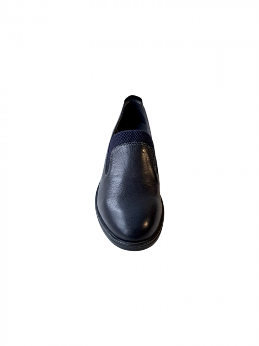 Pantofi Casual Piele Naturala Nicolis Bleumarin Eden D02984 [5]