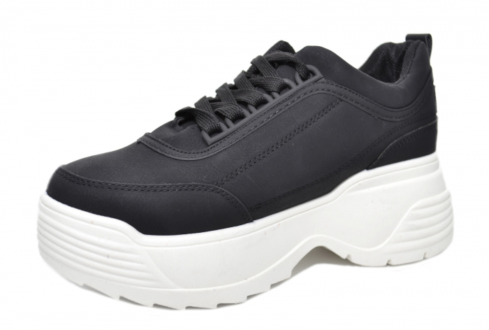Pantofi Casual Piele Negri Abeona D02093 [3]