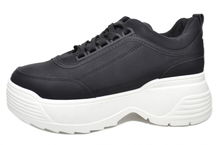 Pantofi Casual Piele Negri Abeona D02093 [4]
