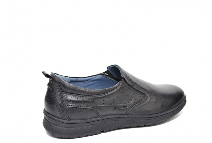 Pantofi Barbati Casual Piele Naturala Negri Benson B00021 [4]