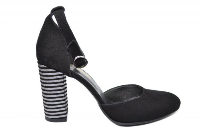 Pantofi Dama Piele Naturala Negri Moda Prosper Iolanda D02027 [2]