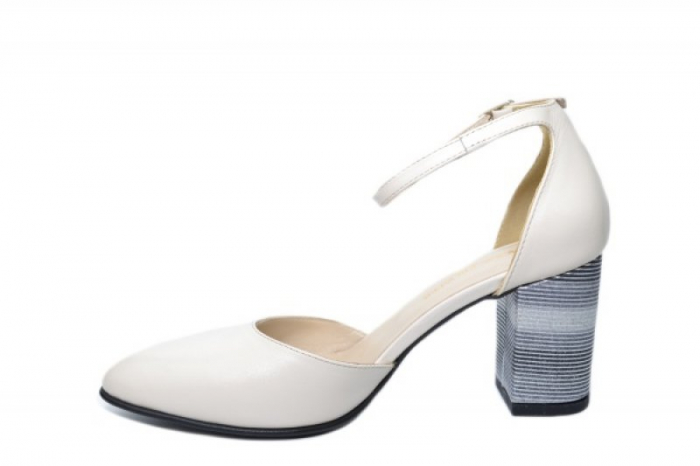 Pantofi Dama Piele Naturala Bej Moda Prosper Iris D02030 [3]