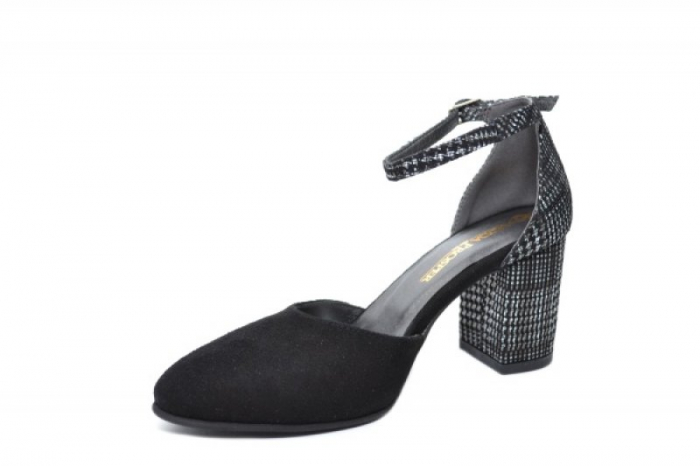Pantofi Dama Piele Naturala Negri Moda Prosper Iris D02031 [3]