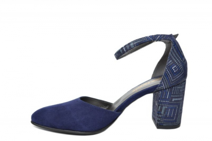 Pantofi Dama Piele Naturala Bleumarin Moda Prosper Iris D02032 [1]