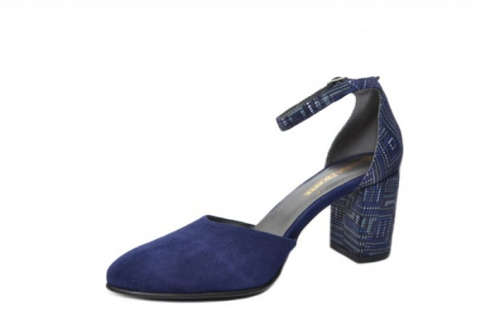 Pantofi Dama Piele Naturala Bleumarin Moda Prosper Iris D02032 [2]