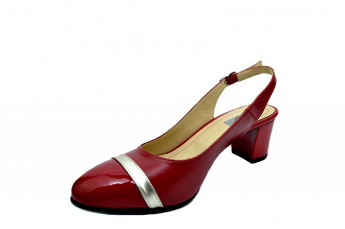 Pantofi Dama Piele Naturala Rosii Matheo Kelsey D01567 [3]
