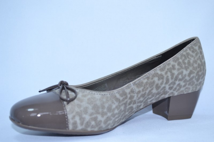 Pantofi Dama Piele Naturala Gri Lele D00708 [3]