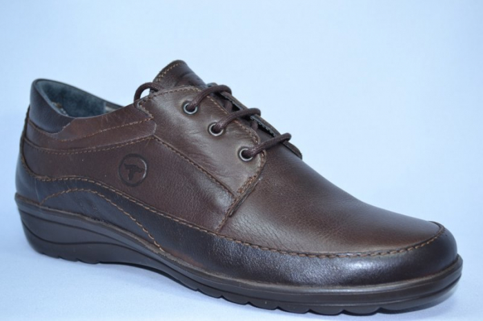 Pantofi Casual Piele Naturala Gitanos Maro Belona D00723 [4]