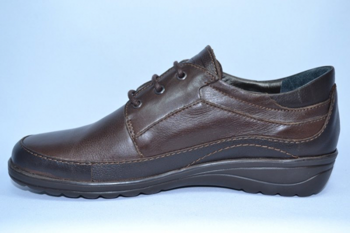 Pantofi Casual Piele Naturala Gitanos Maro Belona D00723 [2]