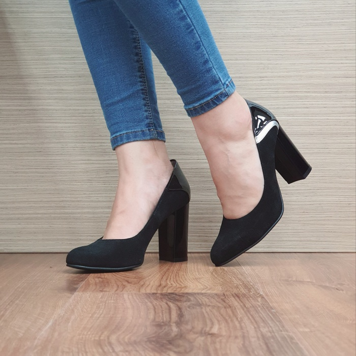 Pantofi cu toc Piele Naturala Matheo Negri Oana D02483 [3]
