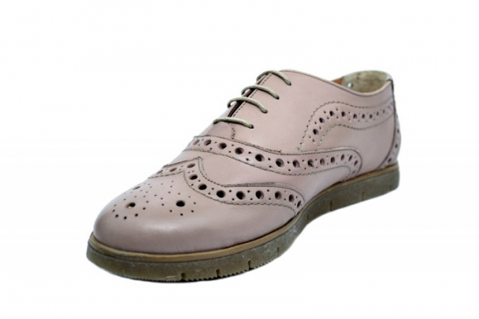 Pantofi Casual Piele Naturala Nude Randa D01639 [3]