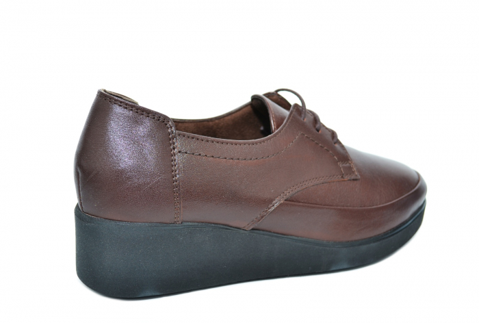 Pantofi Casual Piele Naturala Maro Vera D02090 [2]