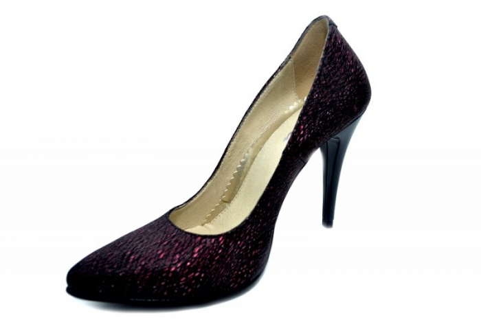 Pantofi cu toc Piele Naturala Grena Barbara D01274 [3]