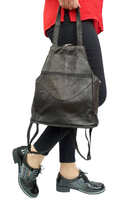 Rucsac Dama Piele Naturala Negru Lili G01448 [2]
