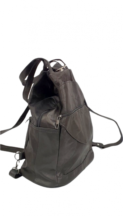 Rucsac Dama Piele Naturala Negru Lili G01448 [3]