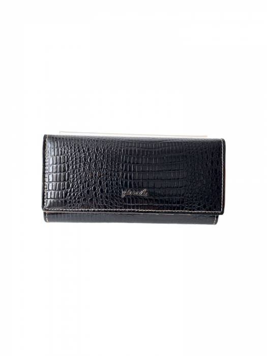 Portofel Dama Piele Negru Vio P00091 [2]
