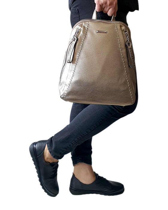 Rucsac Dama Auriu Aurora Silvia Rosa G04739 [6]