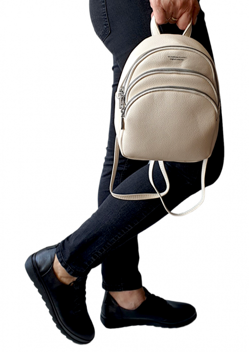 Rucsac Dama Bej Anita Silvia Rosa G03587 [6]