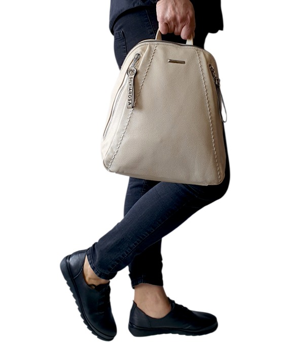 Rucsac Dama Bej Aurora Silvia Rosa G04738 [6]