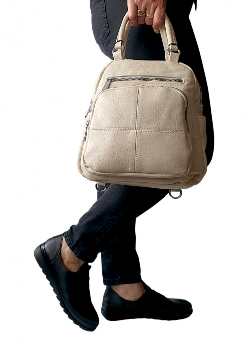 Rucsac Dama Bej Igna Silvia Rosa G03653 [6]