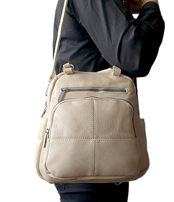 Rucsac Dama Bej Igna Silvia Rosa G03653 [8]